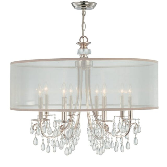 Crystal Chandelier in Polished Chrome